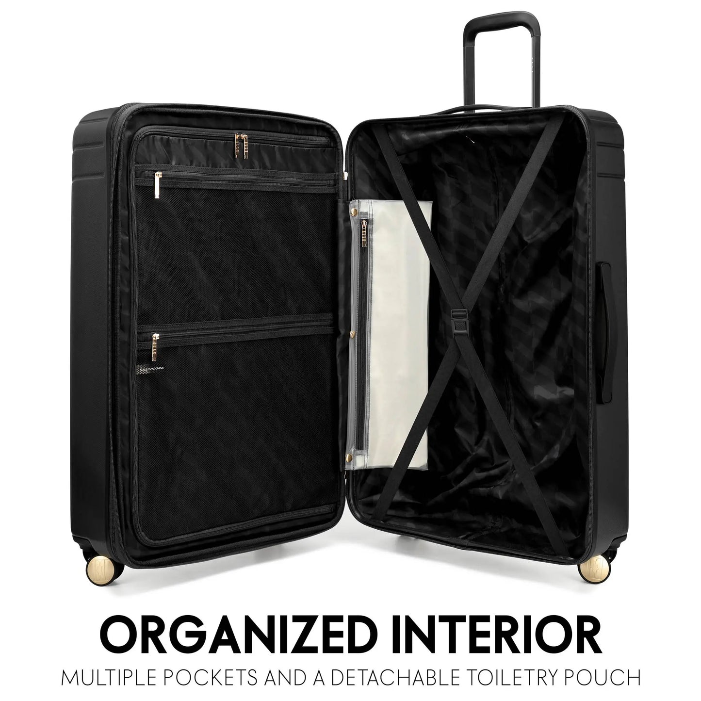 Louvre 2-Piece Polycarbonate Spinner Luggage Set