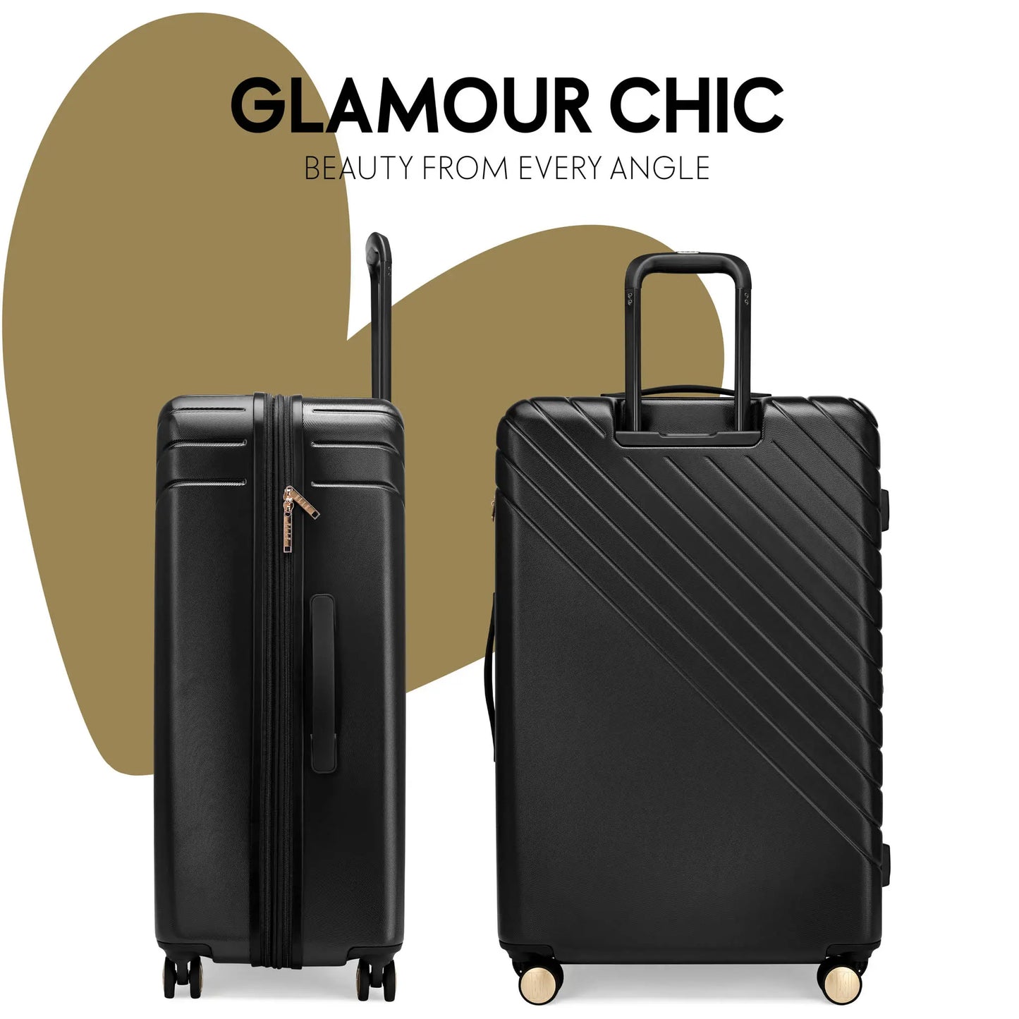 Louvre 2-Piece Polycarbonate Spinner Luggage Set